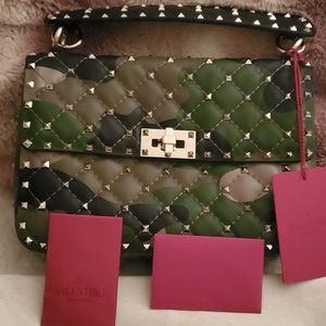 Valentino Garavani Rockstud Camo Handbag SOLD OUT EVERYWHERE!